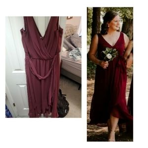 David's Bridal bridesmaid dress